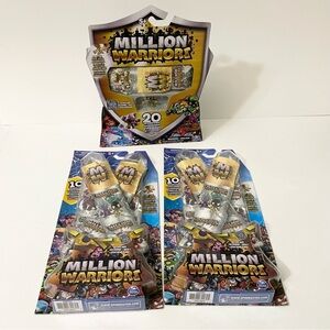 Million Warriors 20 Pack with Launcher and 2x 10 Packs